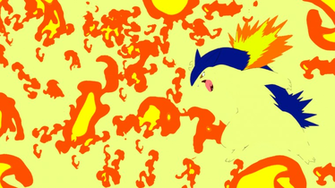 Typhlosion Minimalist Wallpaper By Azerik92