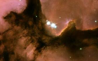 The Heart Of Trifid Nebula Esa Hubble