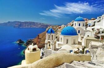 Santorini Greece Wallpaper