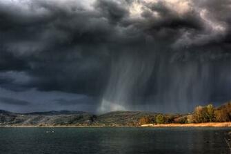 Tornado Rain Cyclone Flashlights Type Wallpaper For N