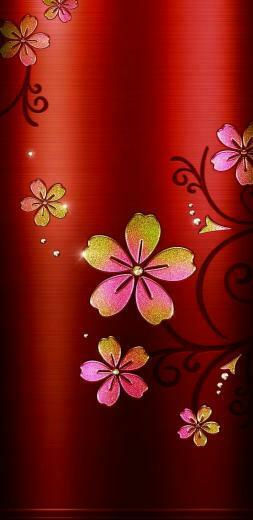 Maddy On Flower iPhone Wallpaper