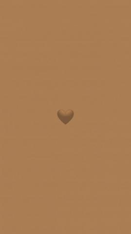 Brown Heart Wallpaper Enjpg