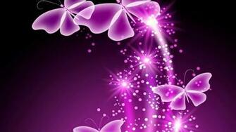 Purple Butterflies HD Wallpaper Wallpaperfx