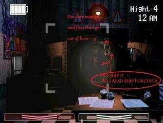 Fnaf Hai Dere Mangle And Foxy By Sup Gurl