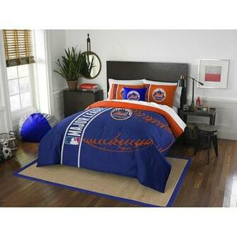New York Mets Comforter And Shams