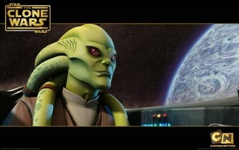 Star Wars The Clone Kit Fisto Wallpaper