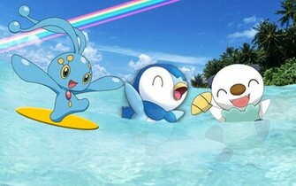 Piplup Manaphy And Oshawott By Ryanthescooterguy