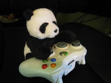 Gamer Panda By Voodou