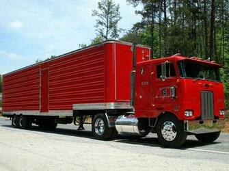 Peterbilt Red Truck Wallpaper HD Desktop