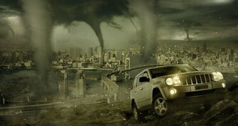 Tornado City HD Wallpaper