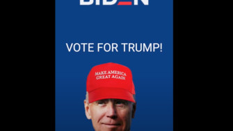 Biden Campaign App Hack Shows Him Wearing Maga Hat Telling