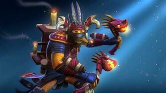 Shadom Shaman Rhasta Set Dota Game HD Wallpaper