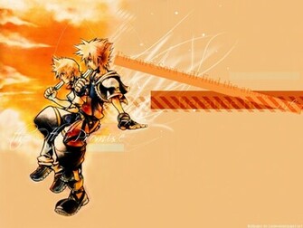 Hearts Sora Kingdom Roxas Popsicles Wallpaper Background