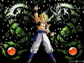 Dragonball Gogeta Green Dragon Hamza Wallpaper