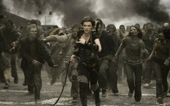 By Zombie Horde Wallpaper Chased Myspace Background