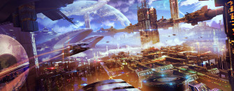 Scifi Futuristic City 4k Wallpaper HD Artist