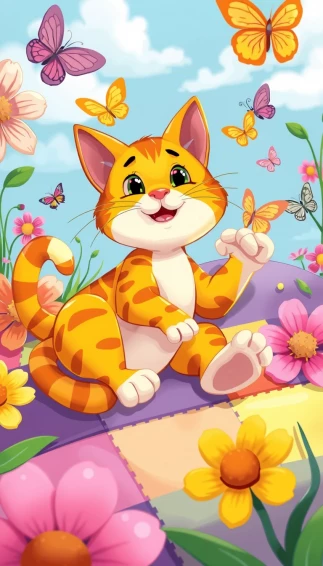 Cartoon Cat Wallpaper