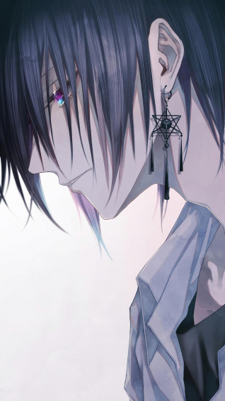 Anime Boy Neck Tattoo Earring Phone Wallpaper 4k U By Daarisameen