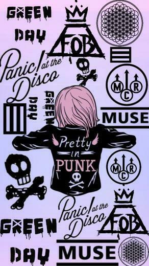 Pastel Goth Photo Colourful In Background