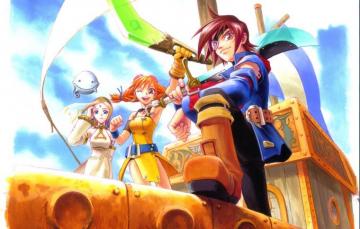 Wallpaper Sega Dreamcast Fina Skies Of Arcadia Time Vyse