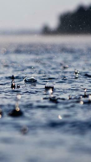 iPhone Raindrops Wallpaper
