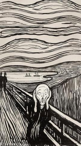 The Scream iPhone Wallpaper Edvard Munch Mobile Background Famous