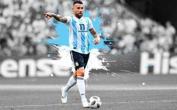 Wallpaper Nicolas Otamendi 4k Argentina National