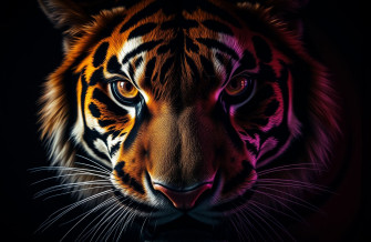 Angry Tiger Eyes Wallpaper