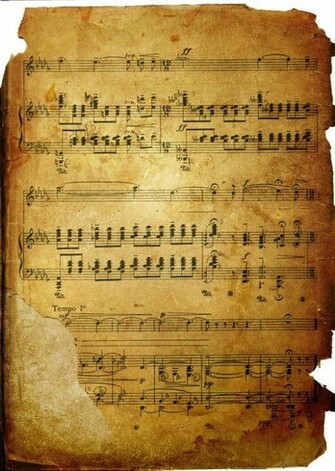 Music Sheet Background Pretty Paper