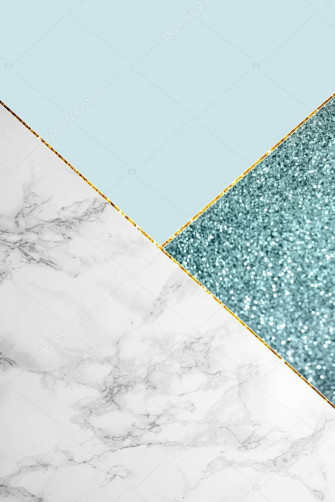 Geometric Background Blue Glitter Marble Light Color Stock