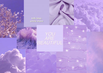 Let Creativity Bloom With The Lavender Aesthetic Laptop