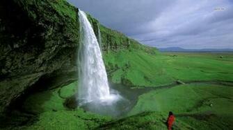 Seljalandsfoss Iceland Wallpaper Nature