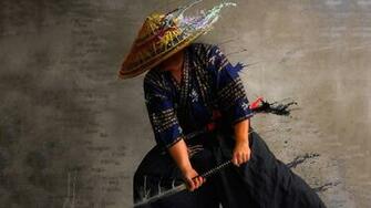 Samurai Art HD Desktop Wallpaper Background