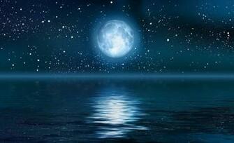 Moon And Stars Background Brilliant Are The