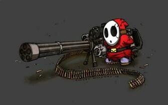 Overkill Gatling Gun Wallpaper iPhone