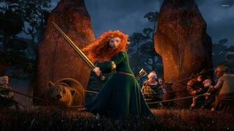 Merida Brave Wallpaper Cartoon