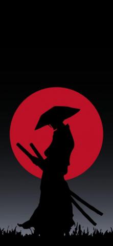 Samurai Phone Wallpaper Amoled