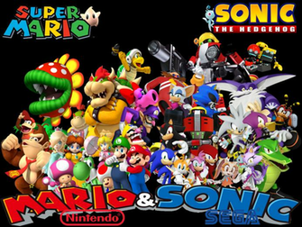 Mario And Sonic Group Pic By Mazznick