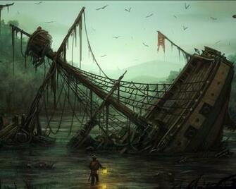 The Lost Ship Computer Wallpaper Desktop Background