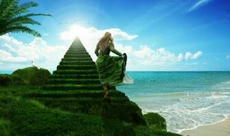 Posts To Stairway Heaven Digital Art Stock
