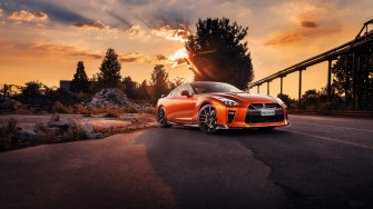 Orange Nissan Gtr 4k Rare Gallery HD Wallpaper