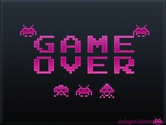 Space Invaders Wallpaper Game Over By Shadowbott
