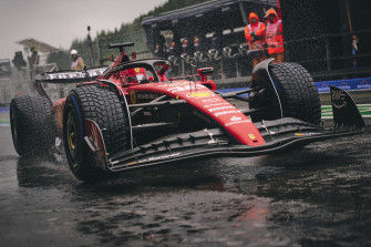 Ferrari Wallpaper In The Wet R Formula1