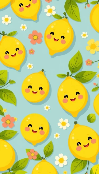 Cute Lemon Wallpaper
