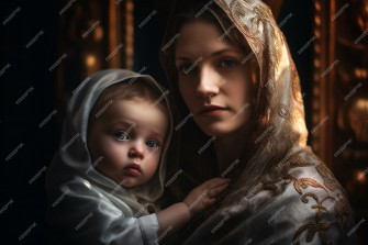 Jesus Christ And Mary Wallpaper