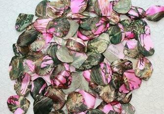 Pink Mossy Oak Camo Background Camouflage Petals