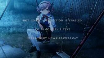Lonely Nightime Swingset Nighttime Anime No
