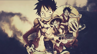 Monkey D Luffy Sepia Wallpaper