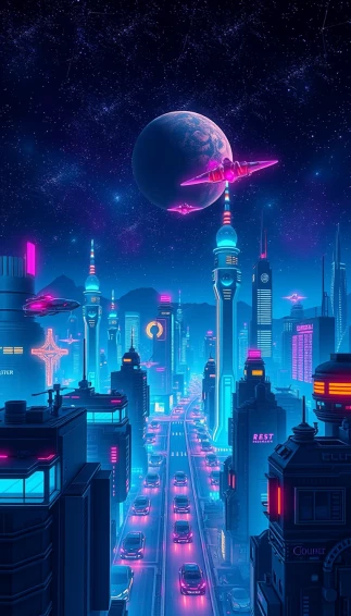 Sci Fi Phone Wallpaper