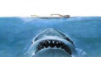 Widescreen Sharks Dangerous Shark Jaws iPhone Wallpaper